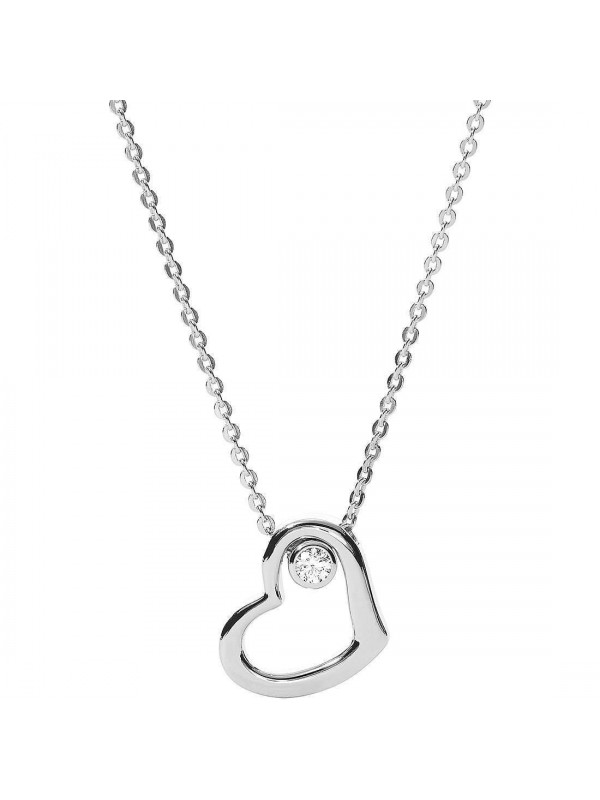 Collana Fossil Sterling Silver Donna JFS00359040